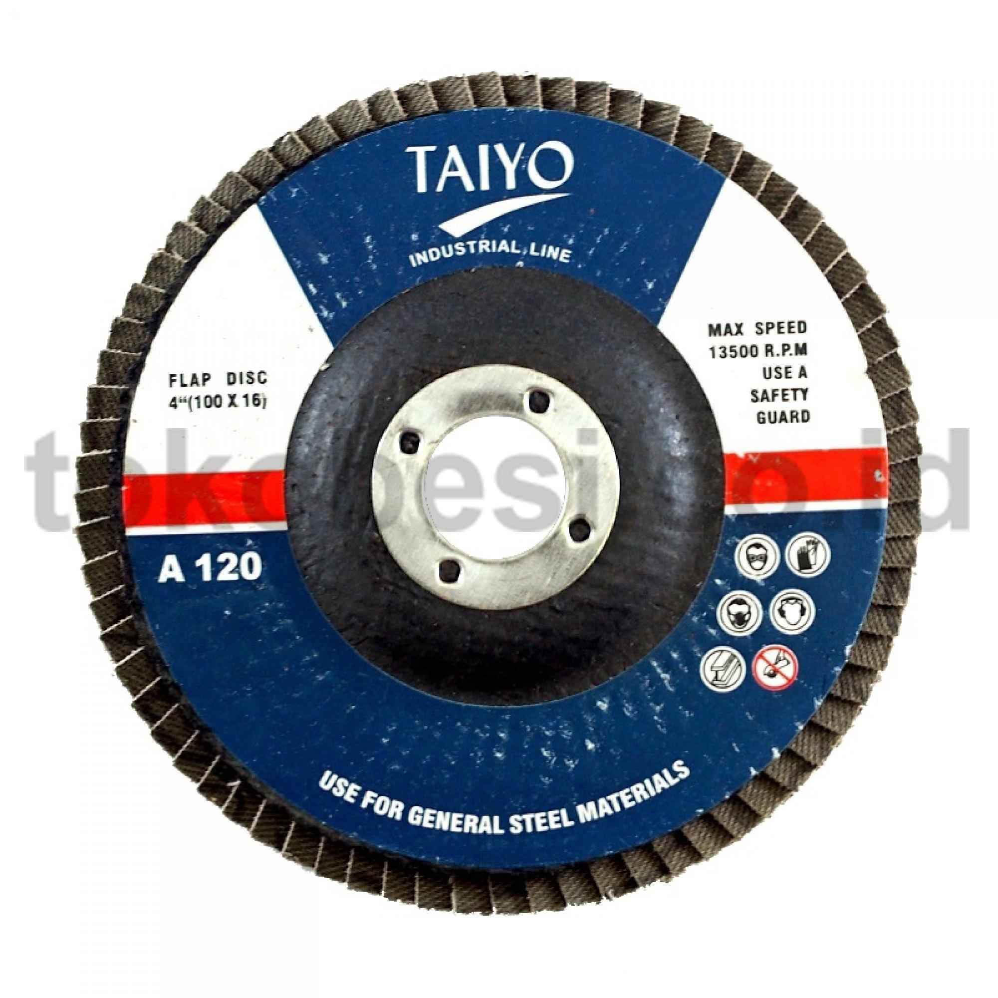 Flap Disc 100 x 16 mm G120 Blueline