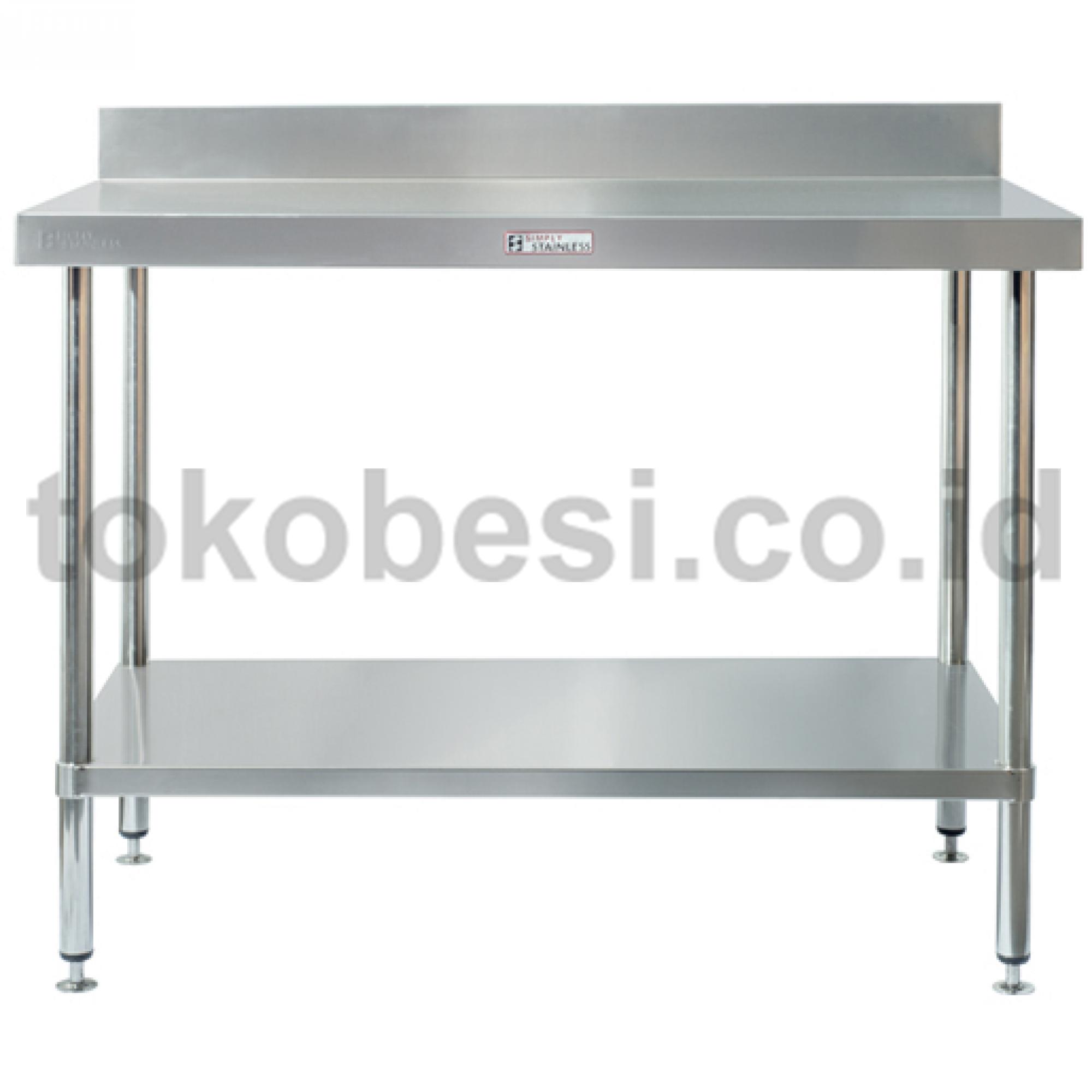 Workbench with Splashback 1200 x 600 x 900 mm