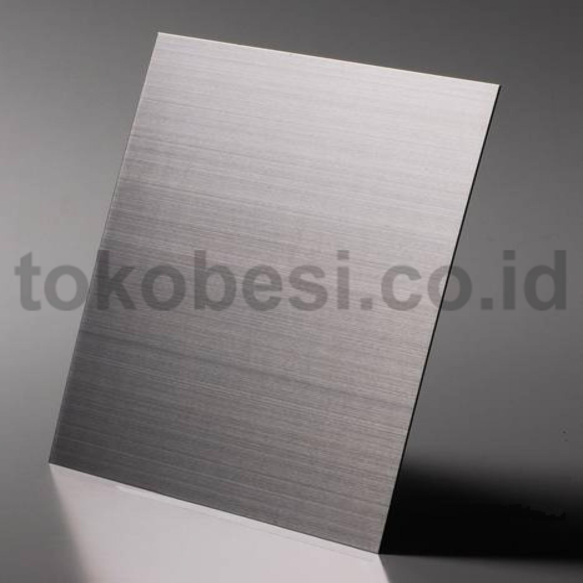 Plat Stainless Steel 201 HL  ≠  0.8  mm (1200 X 2400 mm)